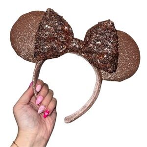 Disney Parks Rose Gold Minnie Mouse Ears